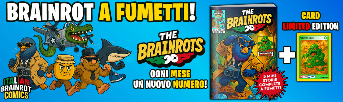 🔥 È arrivato Il fumetto ufficiale del delirio Brainrot! " THE BRAINROTS #0"