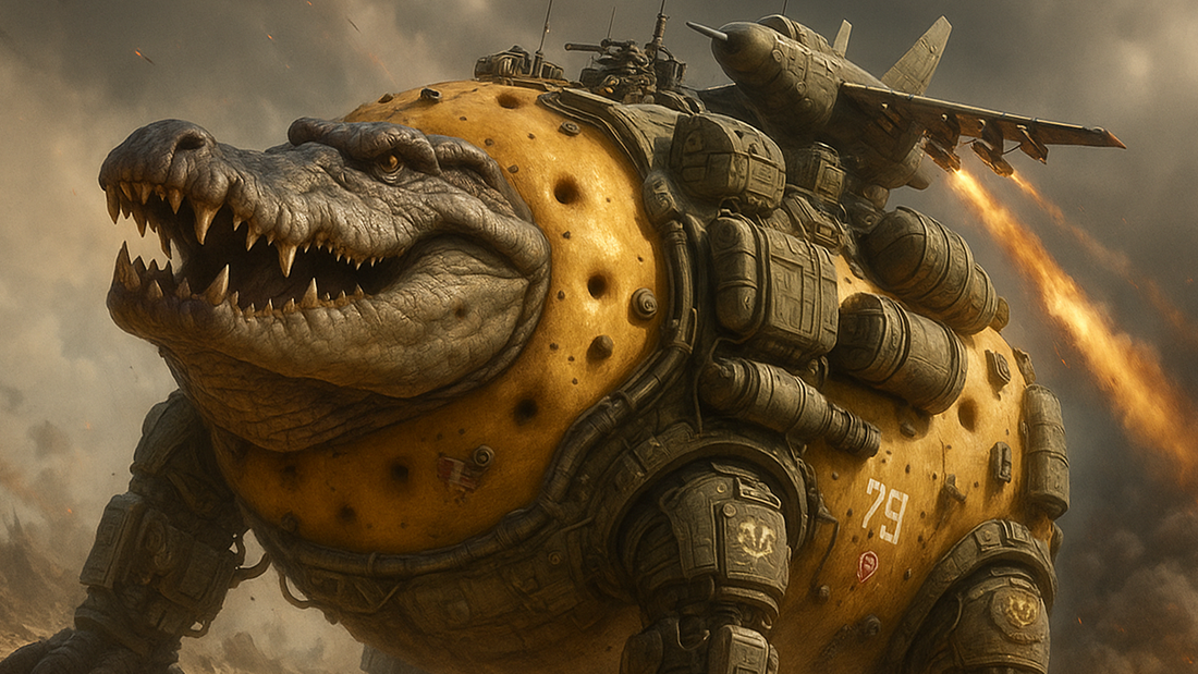 🥔🦎💣 Crocodrilo Potatino Bombardino: il coccopatata corazzato