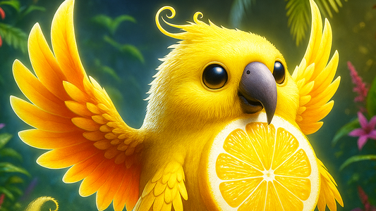🍋🦜 perochello lemonchello - il pappagallo limone