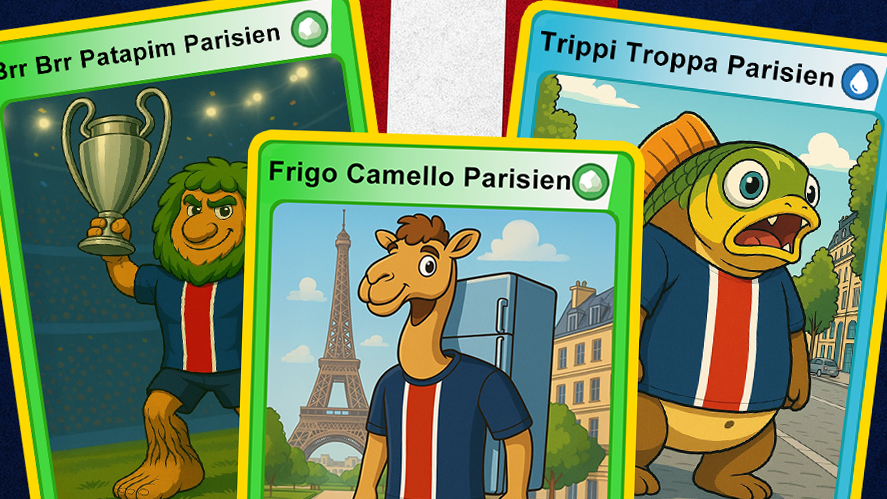 🧠⚽ Arrivano le 3 Carte Celebrative Brainrot Parisien! Solo 200 copie!