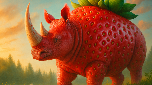 🦏🍓 Strawberryno Rhino - Il Rinoceronte che Sa di Fragola
