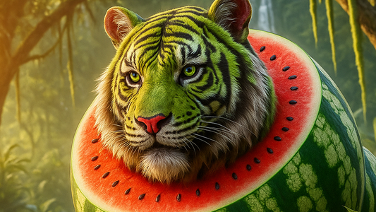 🍉 Tigrrullini Watermellini – Il cameraman con la faccia da tigre