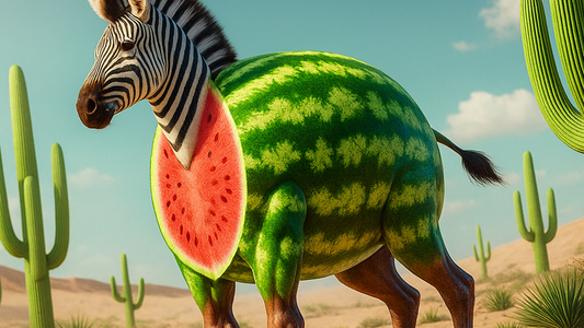 🦓🍉 Zibra Zubra Zibralini - L’anomalia zebra-anguria
