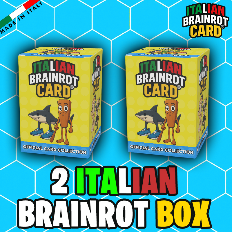 BOX ITALIAN BRAINROT CARD ® - Official Trading Card Game - TCG
