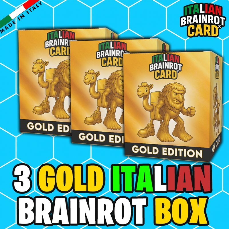 Sachet of ITALIAN BRAINROT CARD ® - Official Trading Card Game - TCG