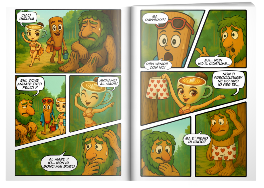 Fumetto THE BRAINROTS - numero Zero di Italian Brainrot Comics n.0
