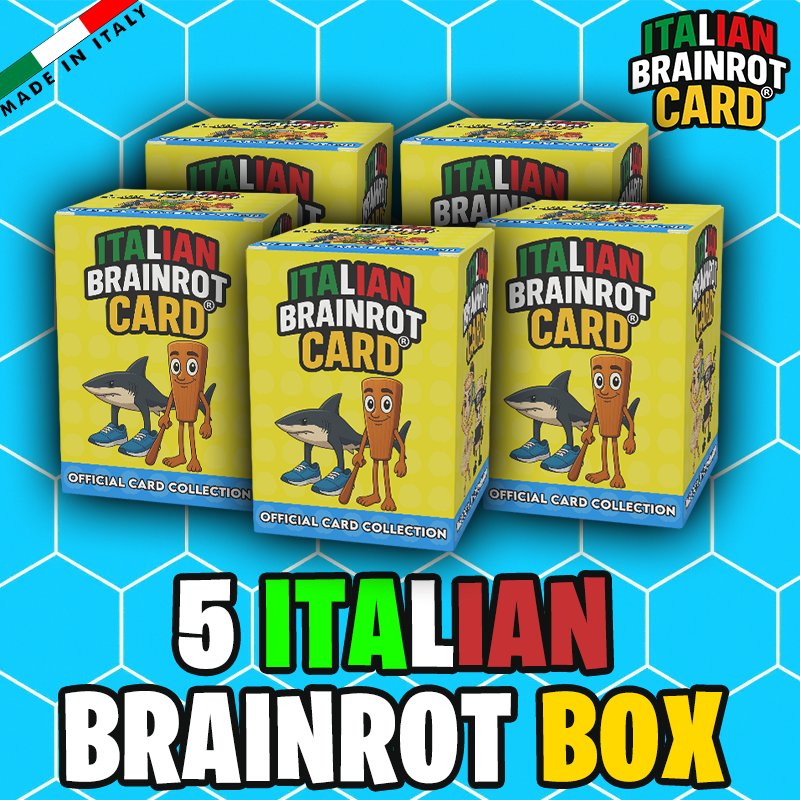 BOX ITALIAN BRAINROT CARD ® - Official Trading Card Game - TCG