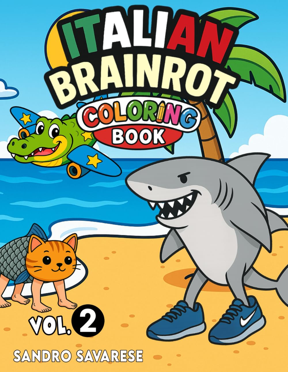 Italian Brainrot - Album da Colorare per Bambini "Coloring Book"