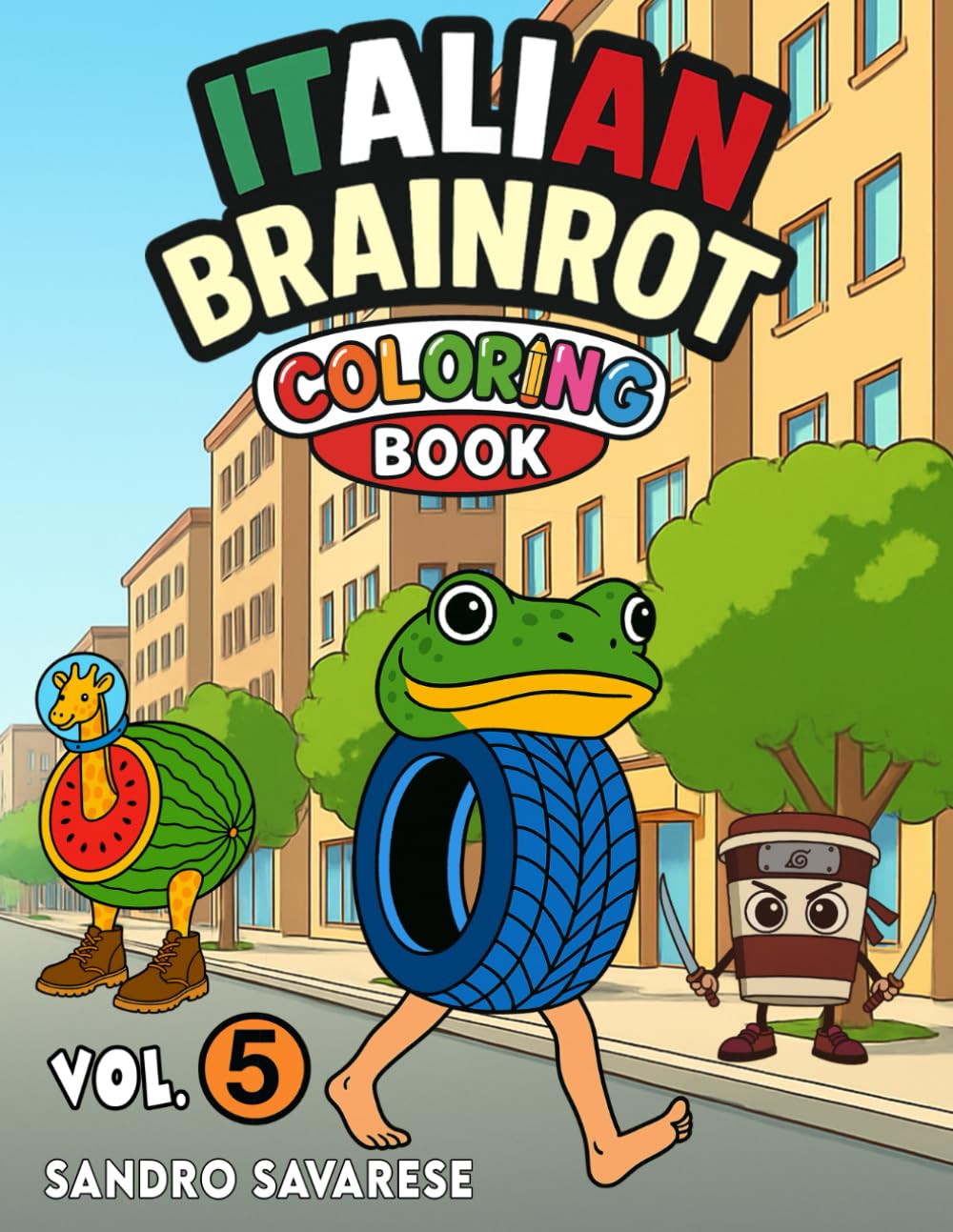 Italian Brainrot - Album da Colorare per Bambini "Coloring Book"