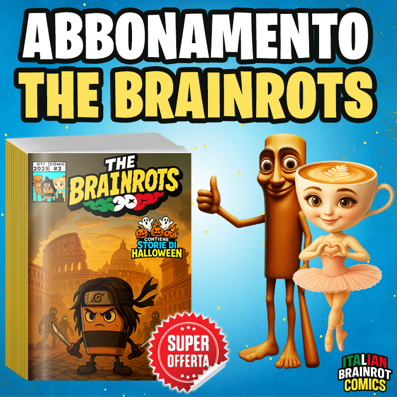 Abbonamento al fumetto THE BRAINROTS - Italian Brainrot Comics