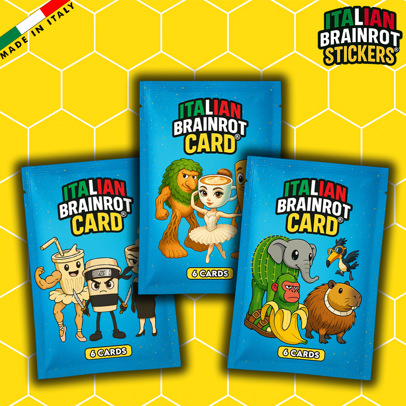 Bustina di ITALIAN BRAINROT CARD ® - Official Trading Card Game - TCG