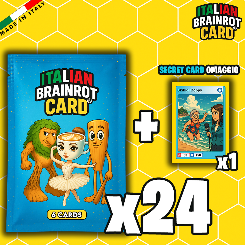 Sachet of ITALIAN BRAINROT CARD ® - Official Trading Card Game - TCG