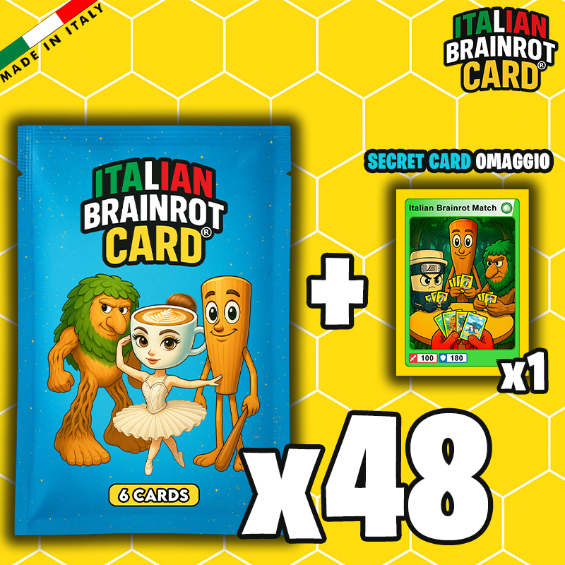 Sachet of ITALIAN BRAINROT CARD ® - Official Trading Card Game - TCG