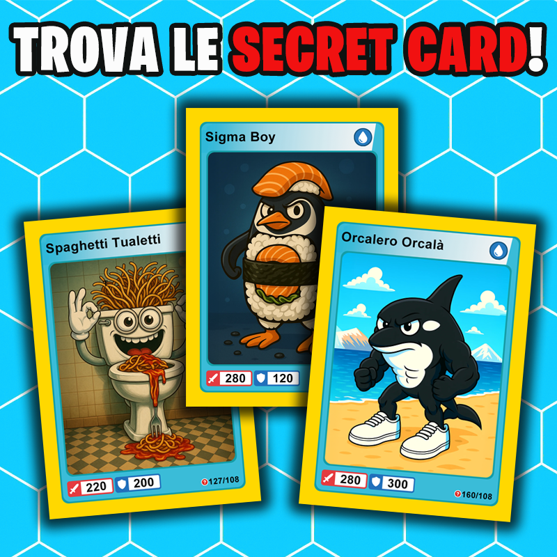Sachet of ITALIAN BRAINROT CARD ® - Official Trading Card Game - TCG