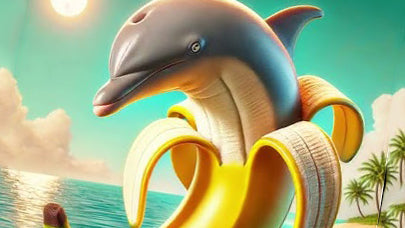 🍌🐬 Chi è Bananita Dolfinita ? La regina gialla del mare surrealista!