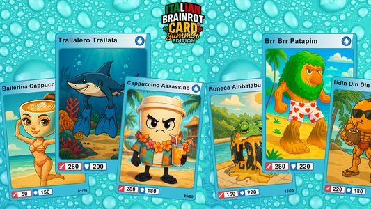 🌞 E' uscita la Summer Edition di Italian Brainrot Card!