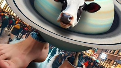 🪐🐄 La Vacca Saturno Saturnita — La Mucca Galattica