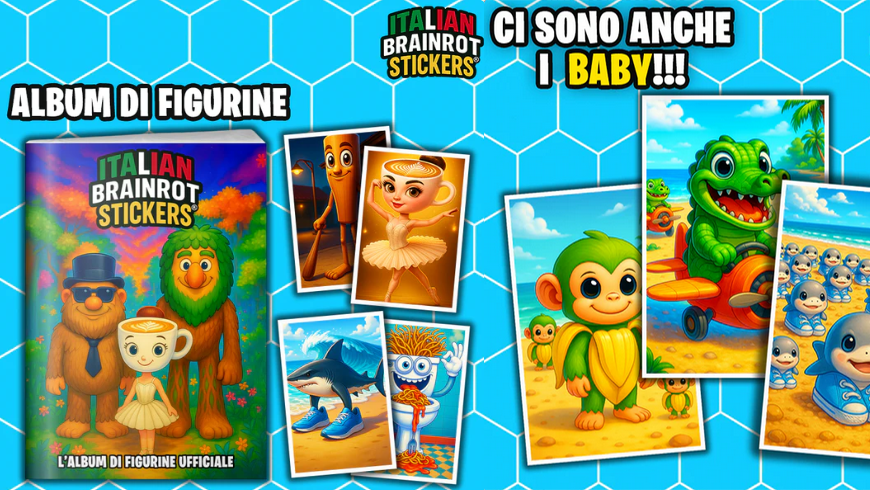 🎉 Il primo album di figurine Italian Brainrot al mondo è realtà