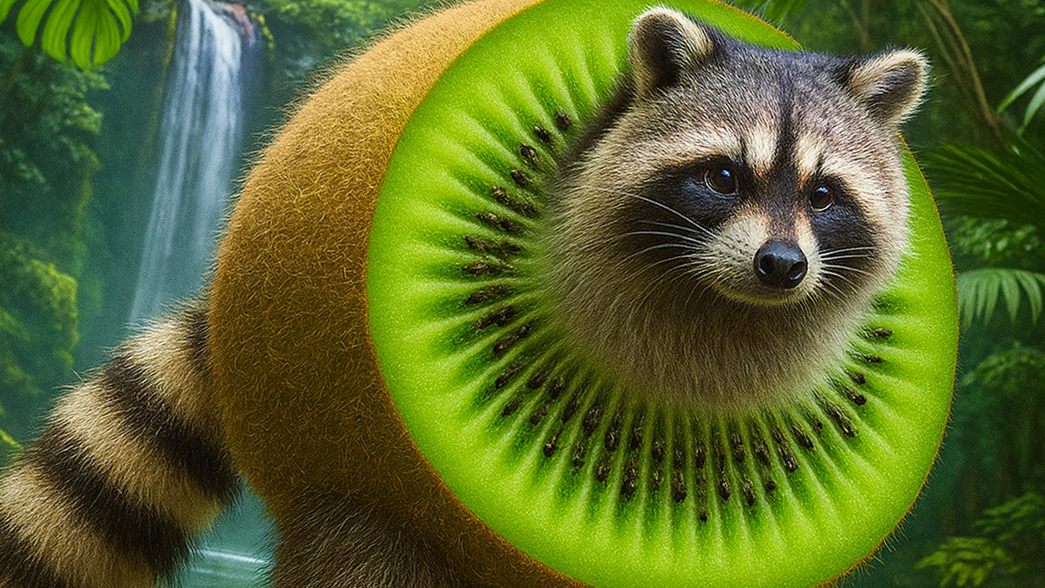 🥝🦝 Pipi Kiwi - Il Kiwi Procione Vagabondo