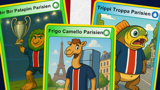 🧠⚽ Arrivano le 3 Carte Celebrative Brainrot Parisien! Solo 200 copie!