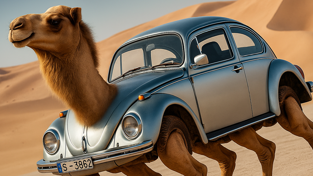🐫🚗 Tracotucotulu Delapeladustuz – Il cammello Maggiolino