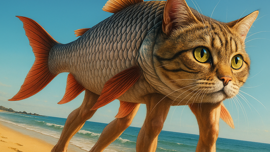 🐟🐈‍⬛👖 Trulimero Trulicina : Il Brainrot che Cammina sulla Sabbia