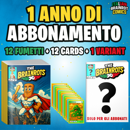 Abbonamento a THE BRAINROTS - Italian Brainrot Comics