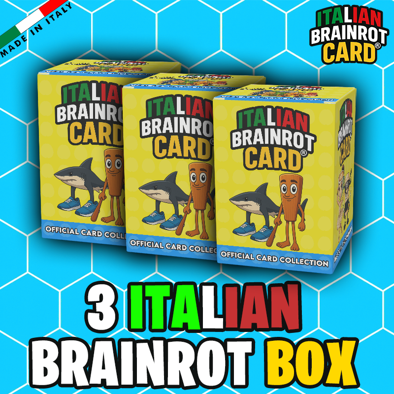BOX ITALIAN BRAINROT CARD ® - Official Trading Card Game - TCG