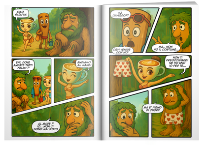 Fumetto THE BRAINROTS - numero Zero di Italian Brainrot Comics n.0