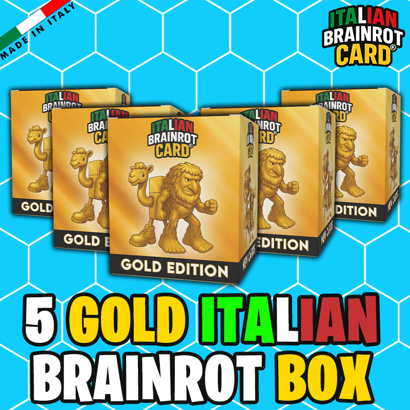 Sachet of ITALIAN BRAINROT CARD ® - Official Trading Card Game - TCG