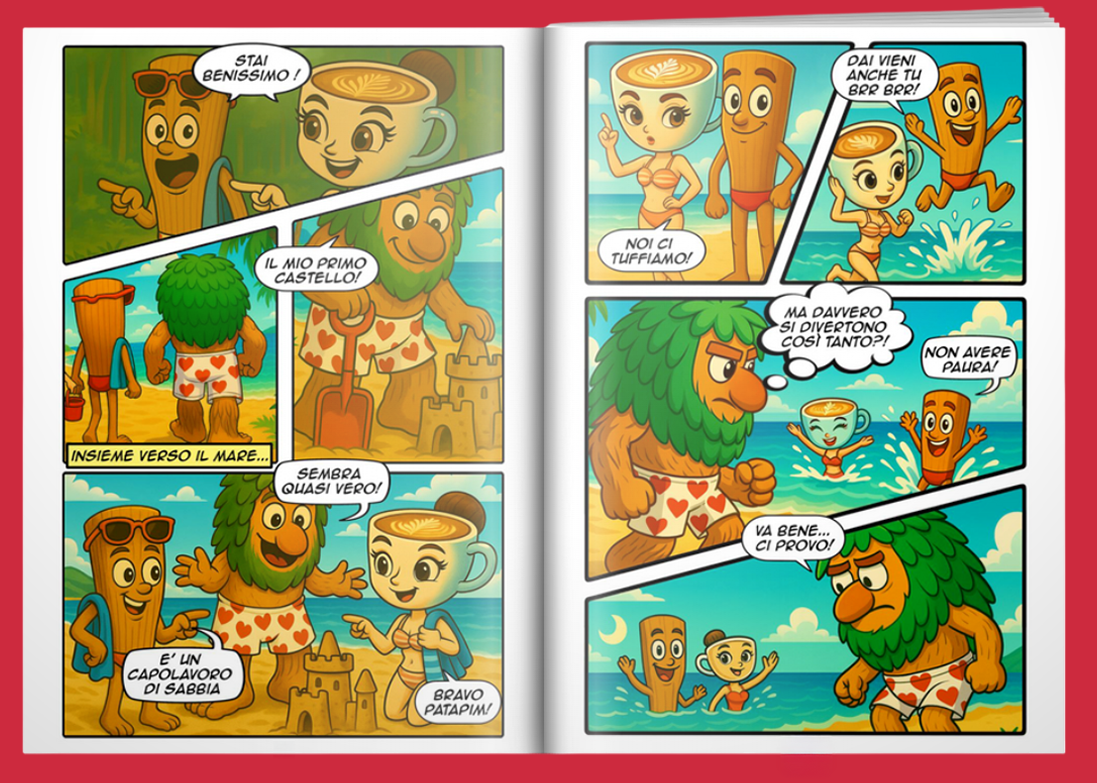 Fumetto THE BRAINROTS - numero Zero di Italian Brainrot Comics n.0