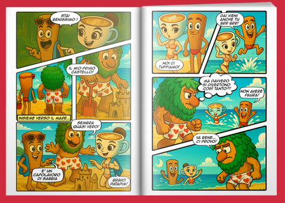 Fumetto THE BRAINROTS - numero Zero di Italian Brainrot Comics n.0