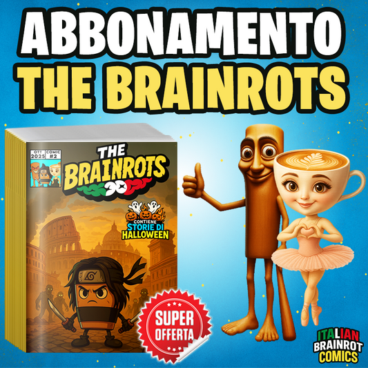 Abbonamento al fumetto THE BRAINROTS - Italian Brainrot Comics