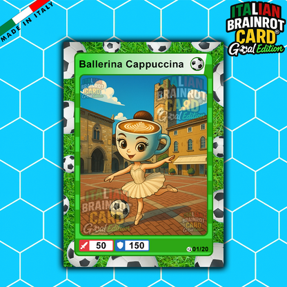 [Preordine] Box da 20 Cards - Italian Brainrot Card® "Goal Editon" 2025/26