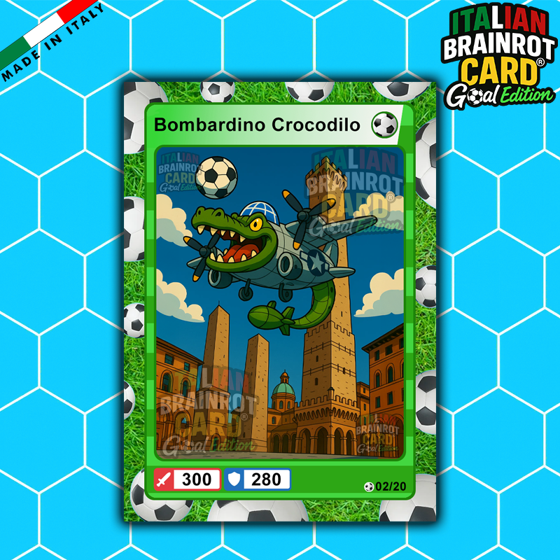 [Preordine] Box da 20 Cards - Italian Brainrot Card® "Goal Editon" 2025/26