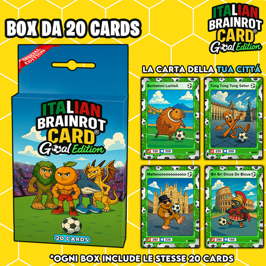 [PRE ORDER] Italian Brainrot Card Summer Edition - Box of 20 Cards