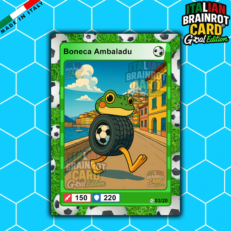[Preordine] Box da 20 Cards - Italian Brainrot Card® "Goal Editon" 2025/26
