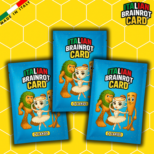Bustina di ITALIAN BRAINROT CARD ® - Official Trading Card Game - TCG