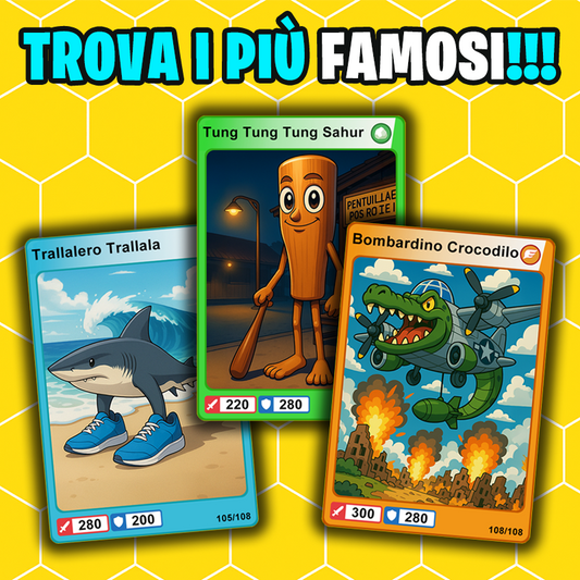 Bustina di ITALIAN BRAINROT CARD ® - Official Trading Card Game - TCG