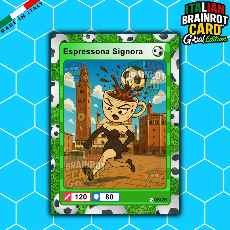 [Preordine] Box da 20 Cards - Italian Brainrot Card® "Goal Editon" 2025/26