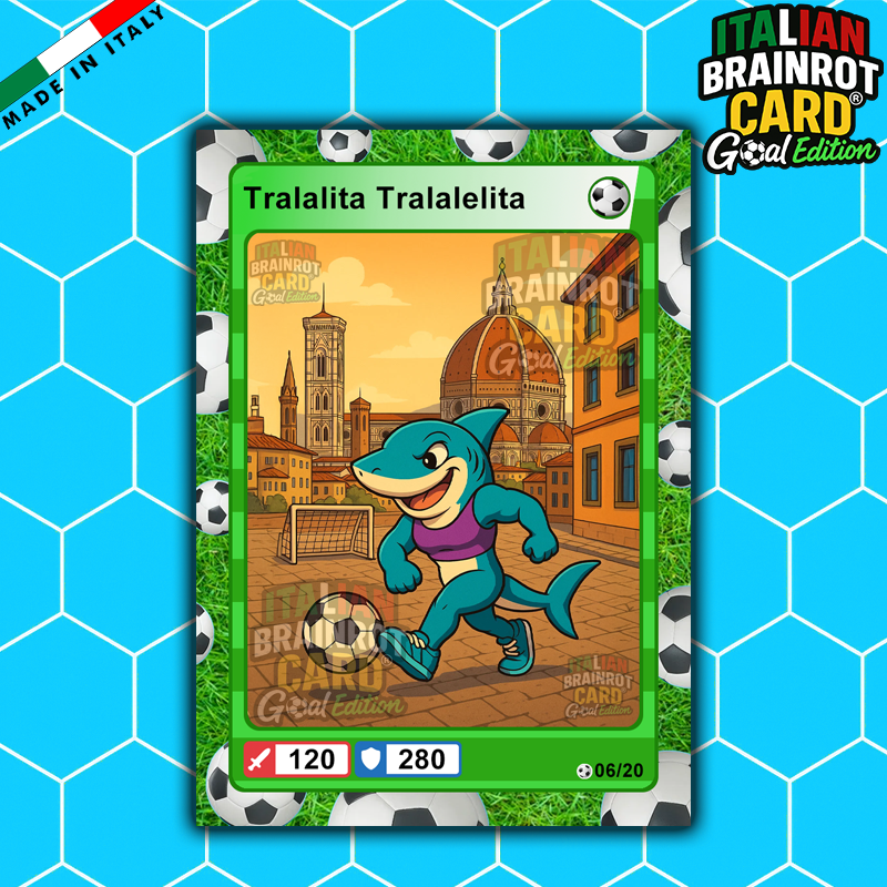[Preordine] Box da 20 Cards - Italian Brainrot Card® "Goal Editon" 2025/26