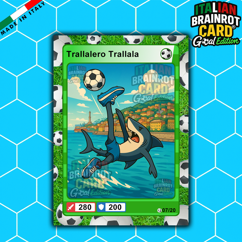 [Preordine] Box da 20 Cards - Italian Brainrot Card® "Goal Editon" 2025/26