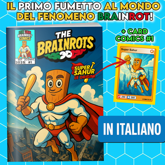 [Preordine] Fumetto THE BRAINROTS n. 1  Numero Uno - by Italian Brainrot Comics (Settembre 2025)