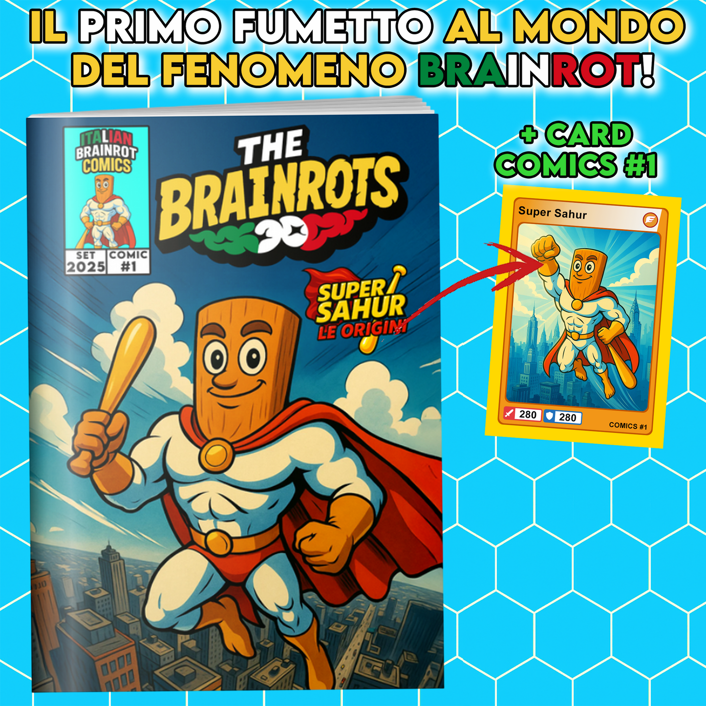 [Preordine] Fumetto THE BRAINROTS n. 1  Numero Uno - by Italian Brainrot Comics (Settembre 2025)