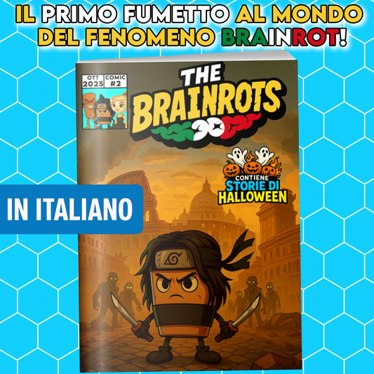 Fumetto THE BRAINROTS n. 2  Numero Due - Edizione Speciale Halloween (Ottobre 2025)