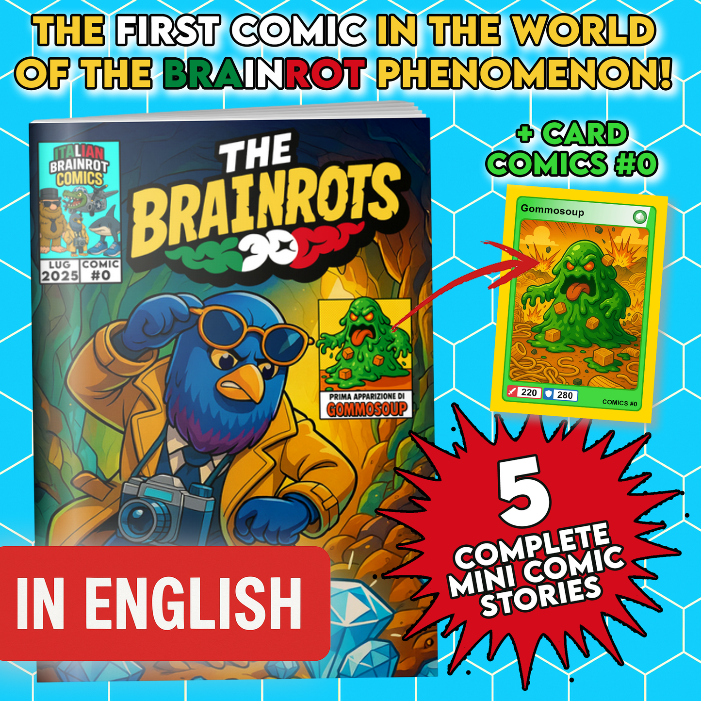Fumetto THE BRAINROTS #0 - Numero Zero - by Italian Brainrot Comics (Luglio 2025)