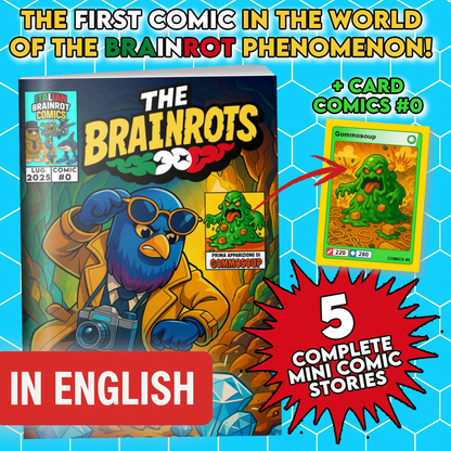 Fumetto THE BRAINROTS #0 - Numero Zero - by Italian Brainrot Comics (Luglio 2025)