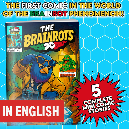 Fumetto THE BRAINROTS #0 - Numero Zero - by Italian Brainrot Comics (Luglio 2025)