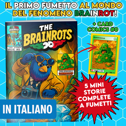 Fumetto THE BRAINROTS #0 - Numero Zero - by Italian Brainrot Comics (Luglio 2025)
