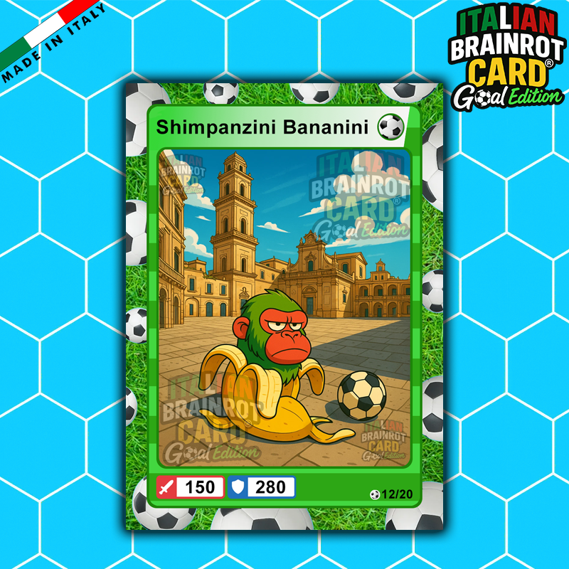 [Preordine] Box da 20 Cards - Italian Brainrot Card® "Goal Editon" 2025/26